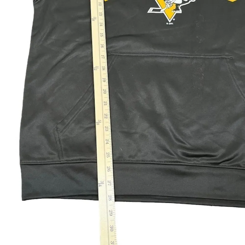 NWOT Pittsburgh Penguins NHL Adidas Performance Hoodie Black‎ Men's Size Large
